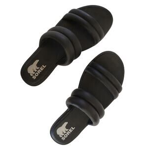 Sorel Ella Puff Slide Sandals Size 9